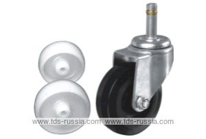 Колесо поворотное со штырем Lema CE4-TPA-65-55-3